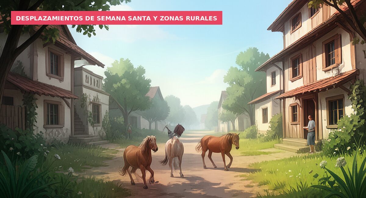Desplazamientos de Semana Santa y zonas rurales