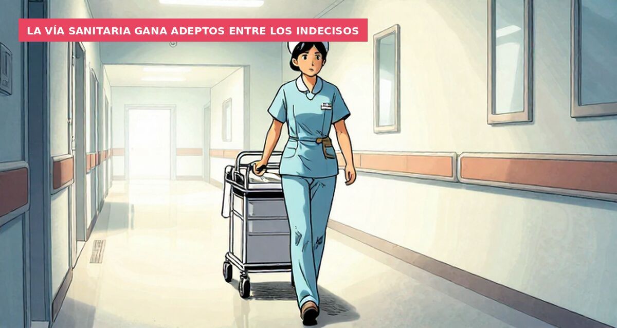 La vía sanitaria gana adeptos entre los indecisos