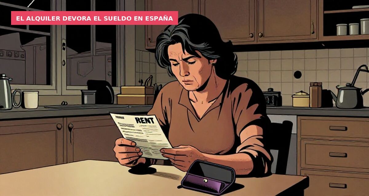 El alquiler devora el sueldo en España