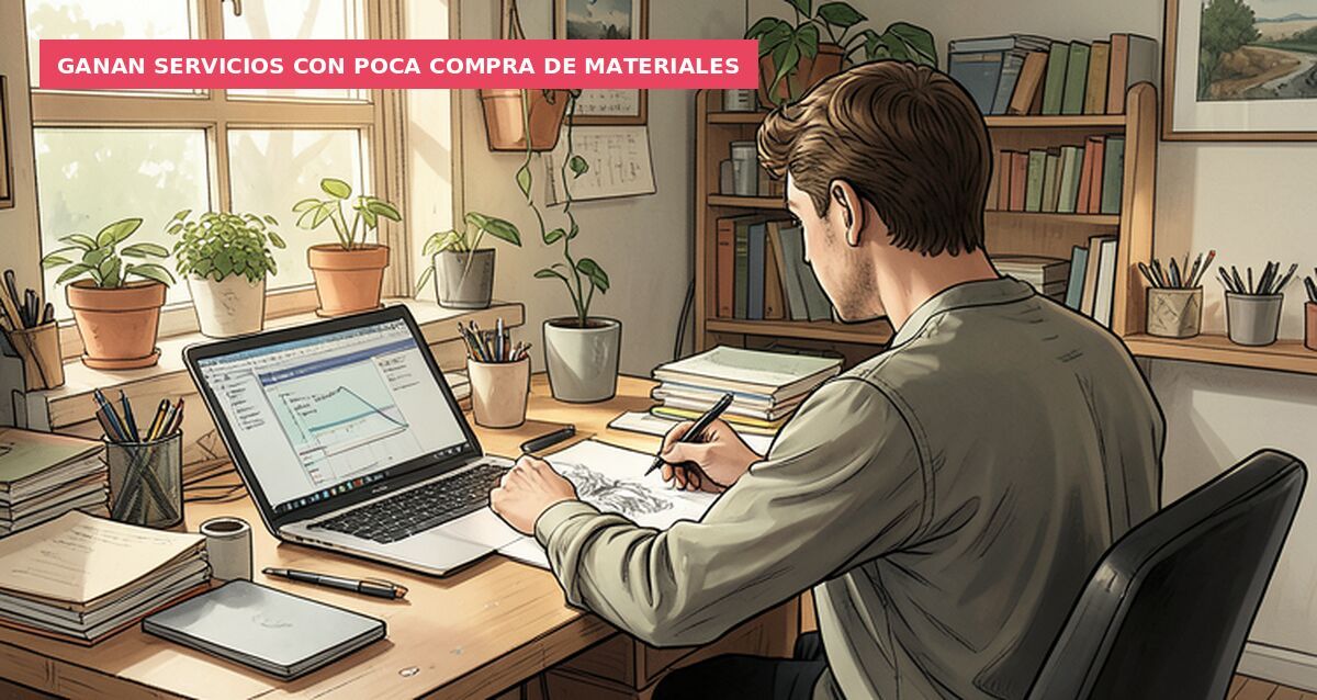 Ganan servicios con poca compra de materiales
