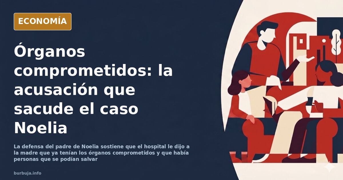 Ilustración editorial sobria sobre la presión hospitalaria en la eutanasia y la donación de órganos