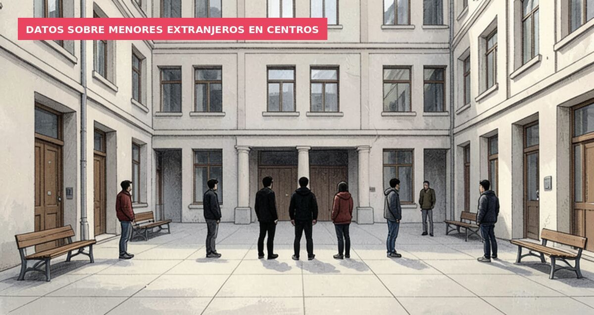 Datos sobre menores extranjeros en centros