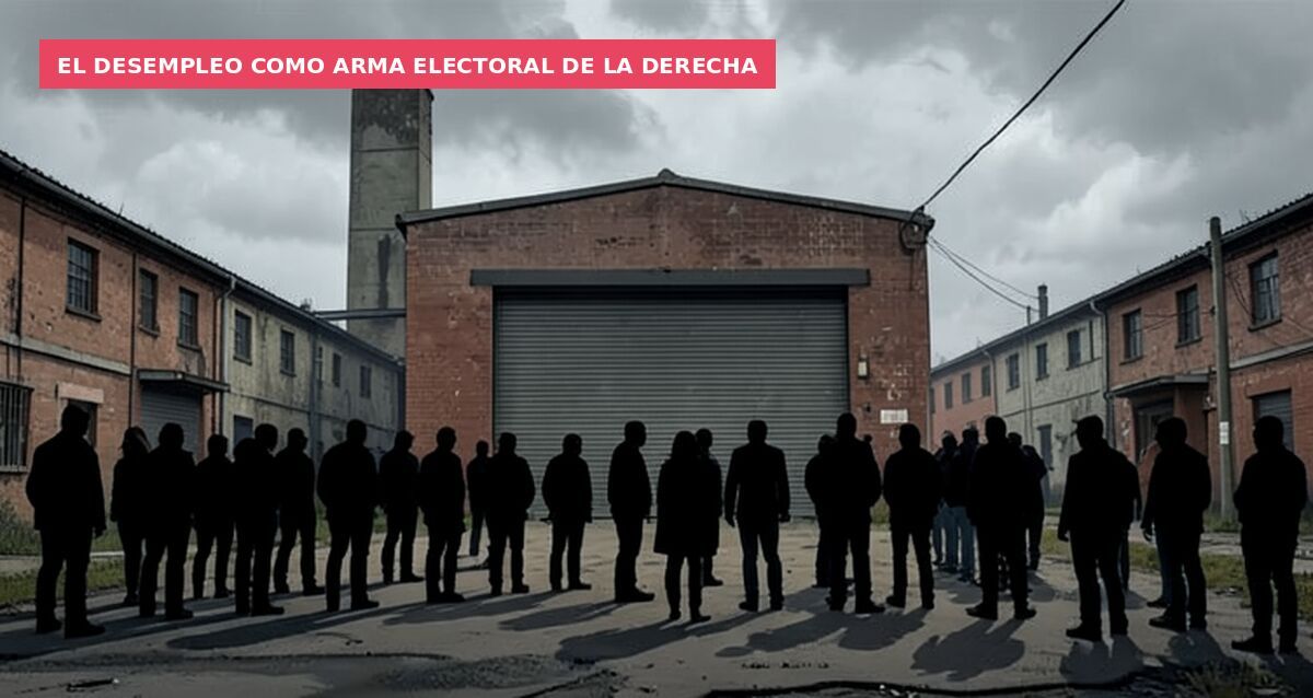 El desempleo como arma electoral de la derecha