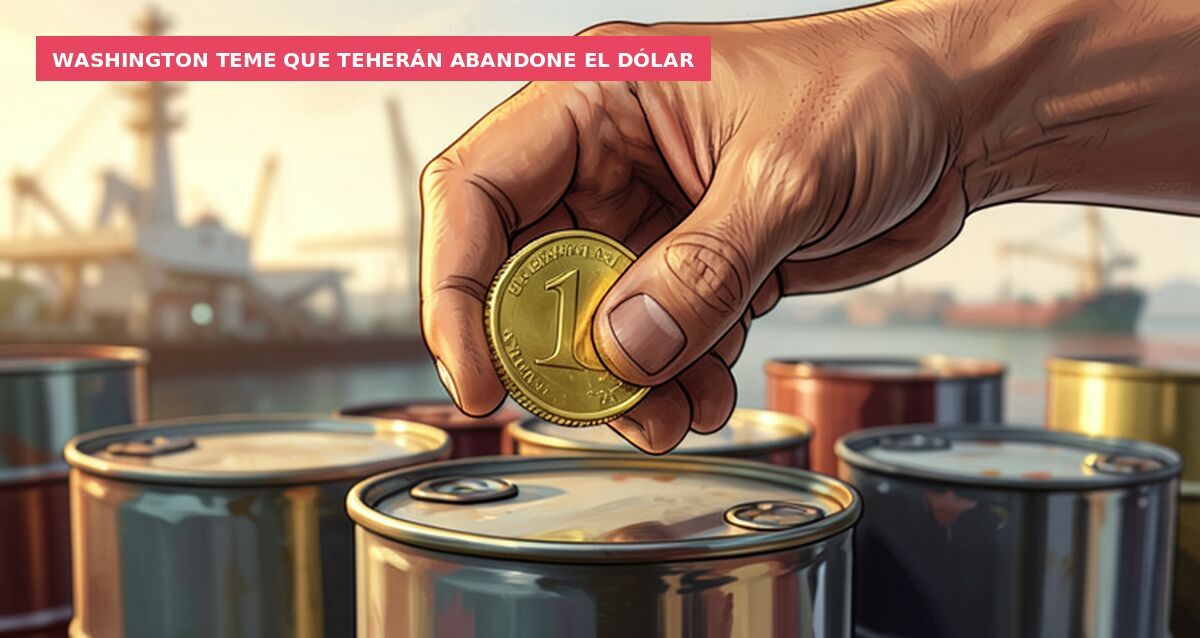 Washington teme que Teherán abandone el dólar