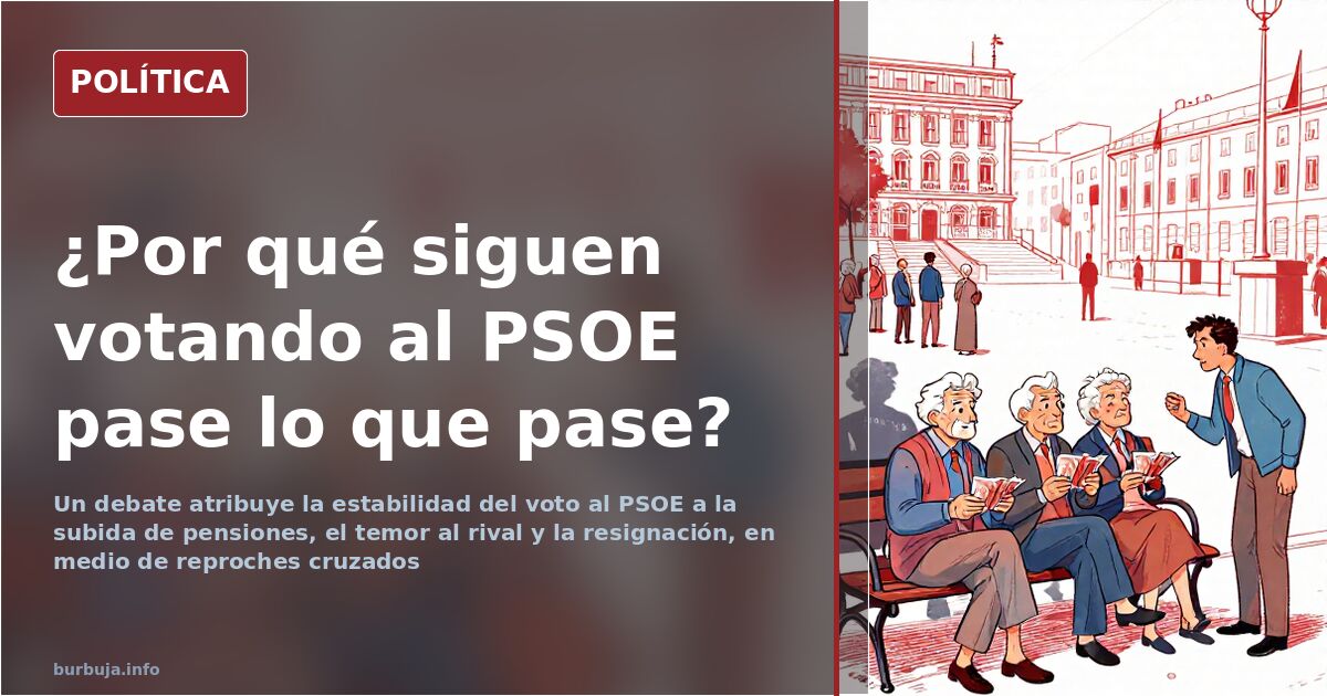 El voto al PSOE: pensiones, miedo y resignación