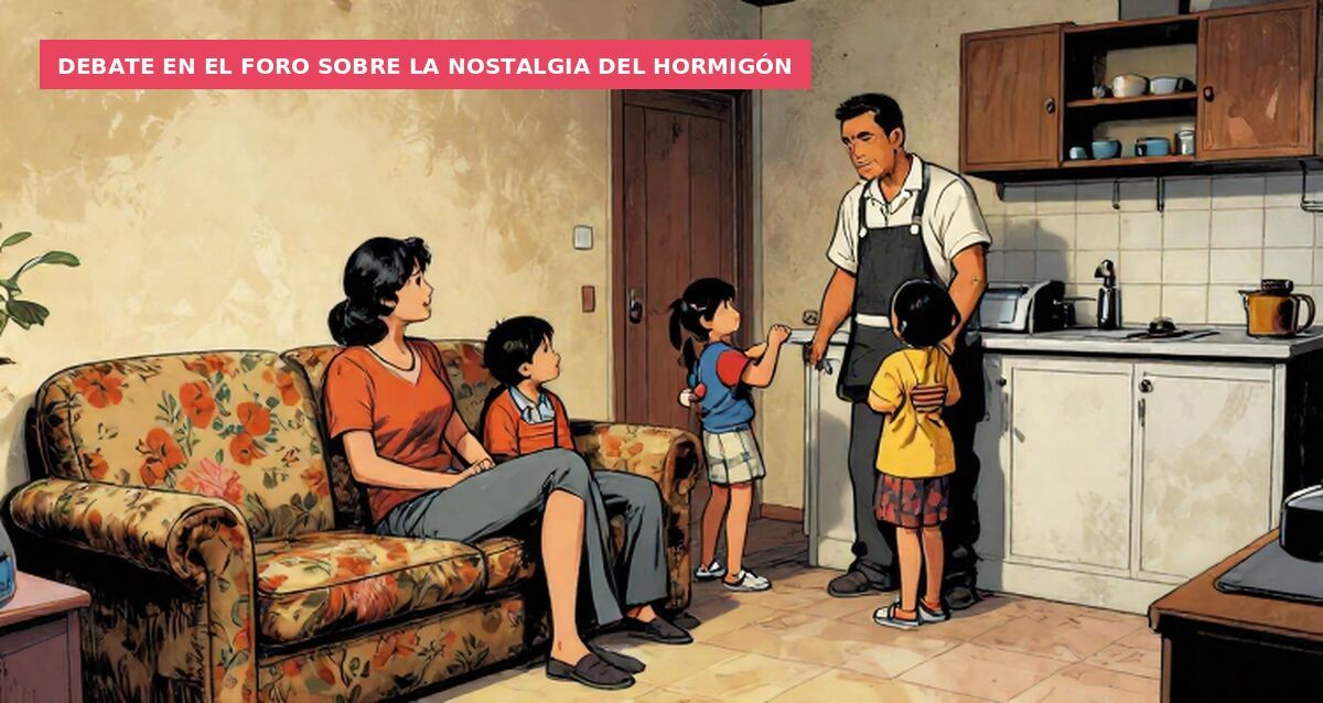 Debate en el foro sobre la nostalgia del hormigón