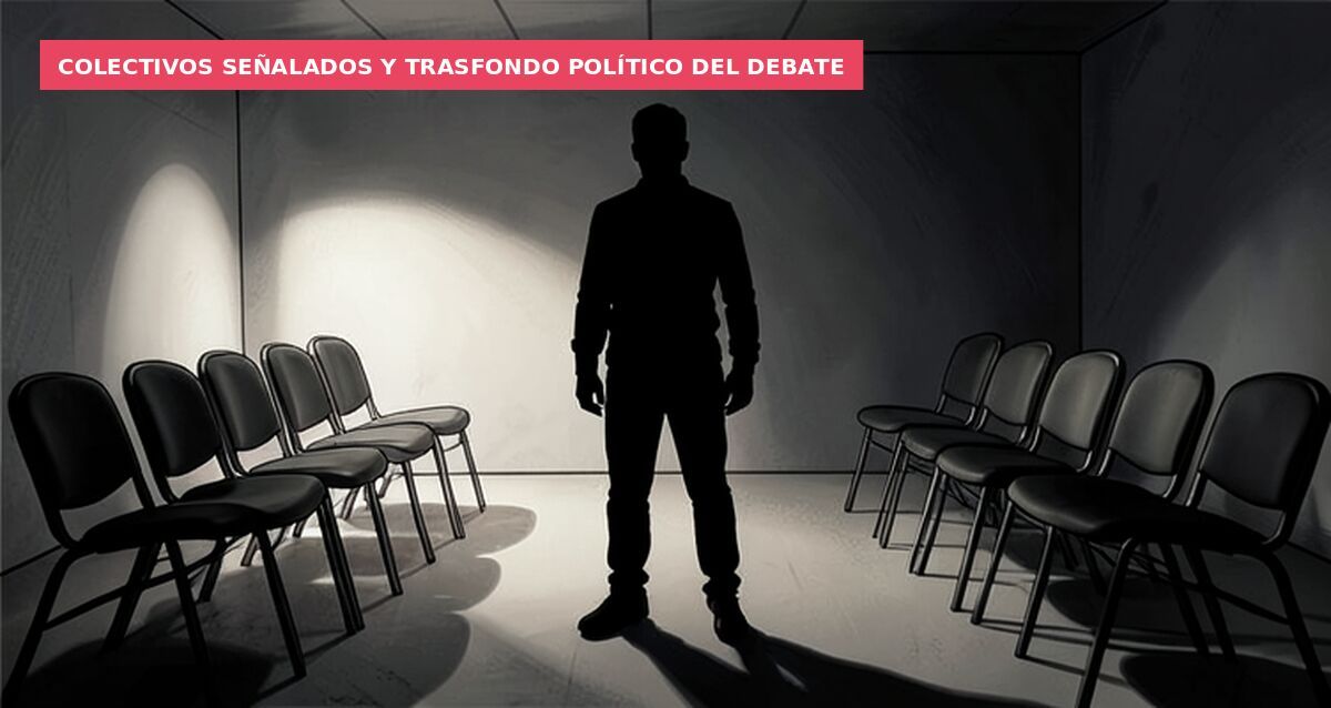 Colectivos señalados y trasfondo político del debate