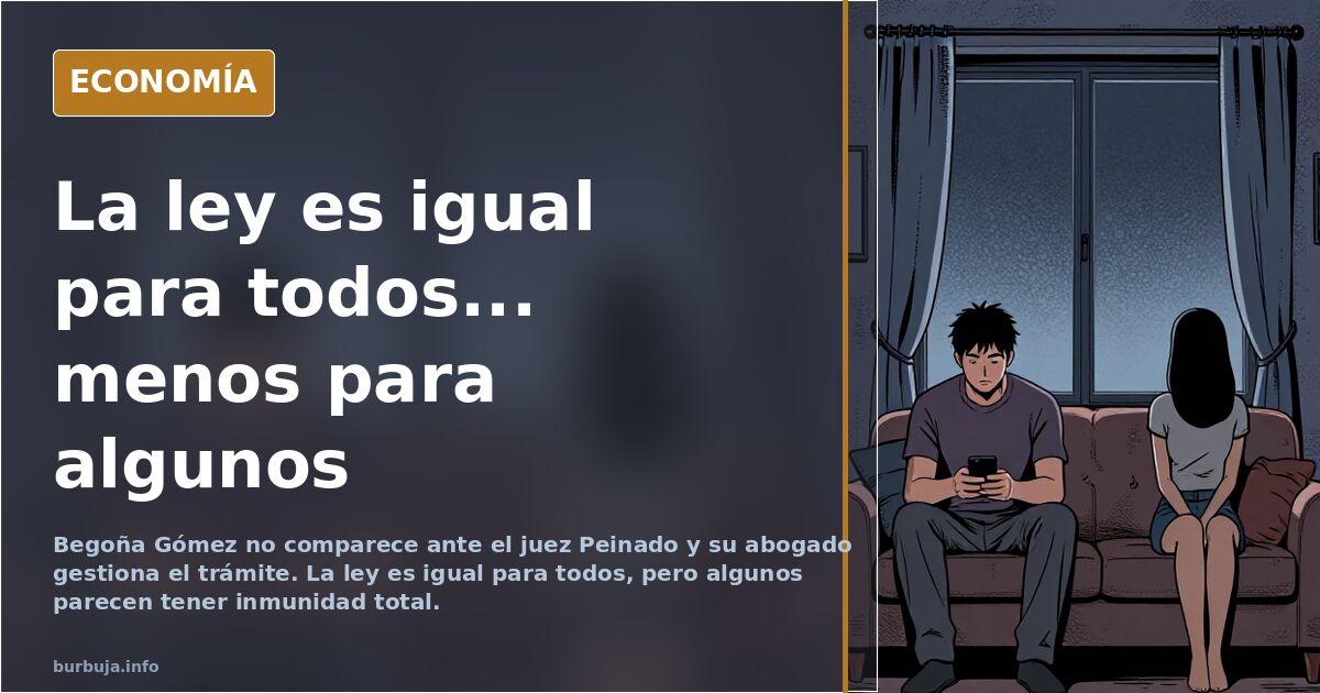 Ilustración editorial de una balanza de la justicia inclinada, con un lado vacío y el otro cargado de documentos, en tonos az