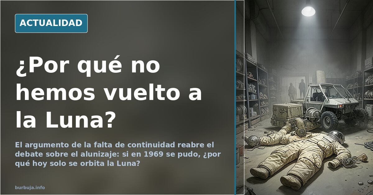 El argumento que cuestiona el alunizaje 55 años después
