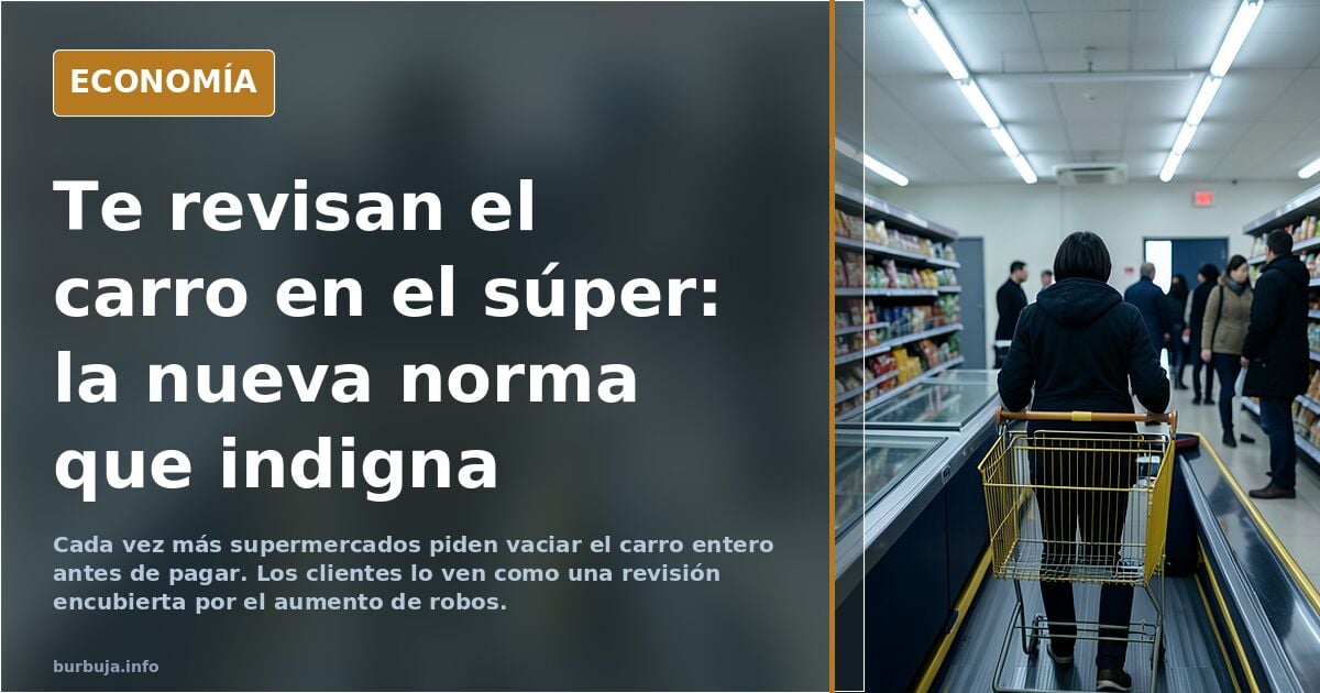 Mercadona kontrolliert den Einkaufswagen an der Kasse: Regel sorgt für Ärger