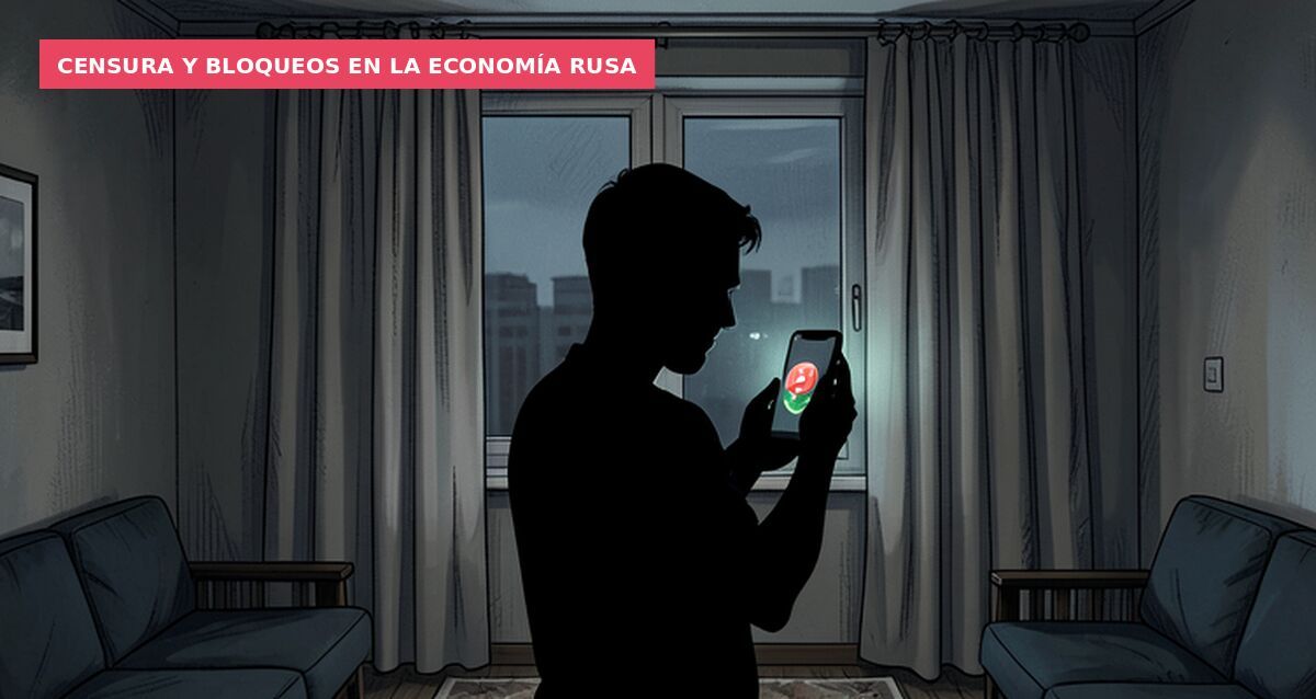 Censura y bloqueos en la economía rusa