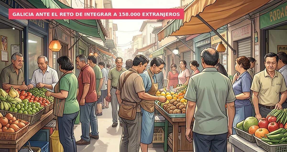 Galicia ante el reto de integrar a 158.000 extranjeros