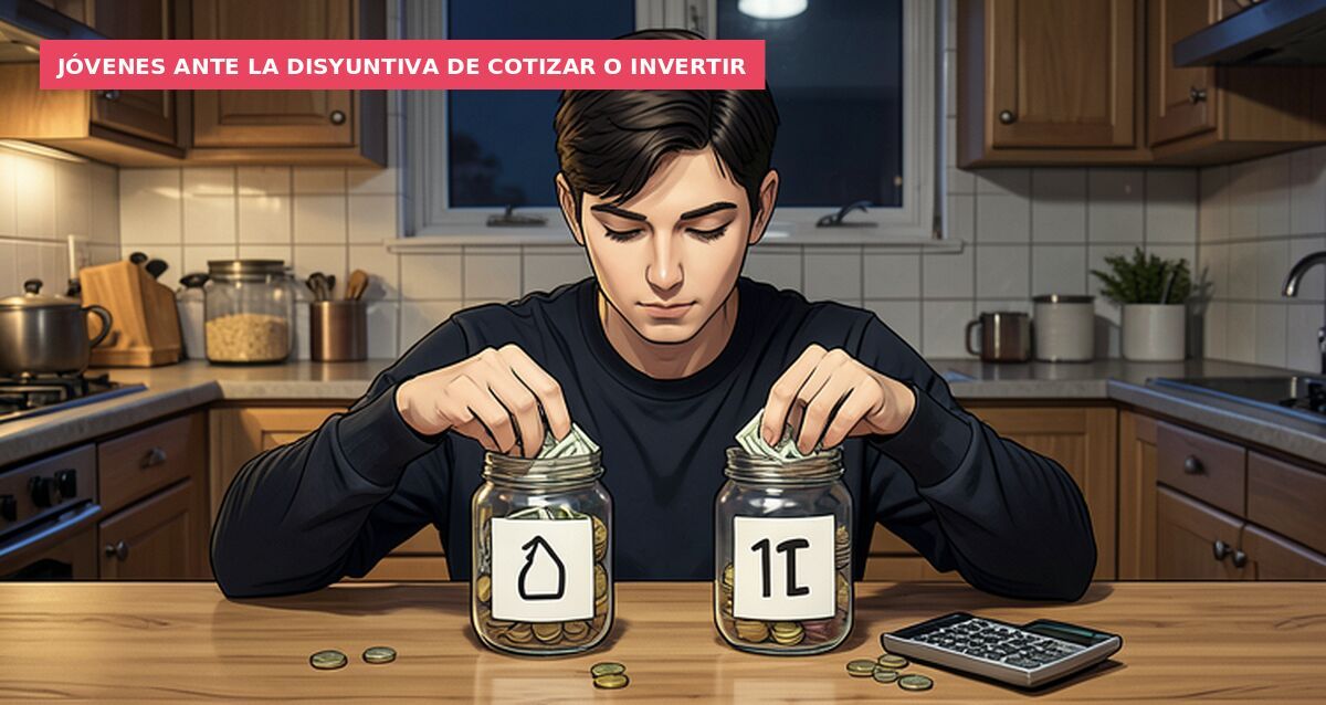 Jóvenes ante la disyuntiva de cotizar o invertir