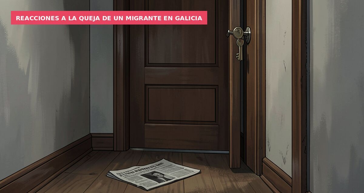 Reacciones a la queja de un migrante en Galicia