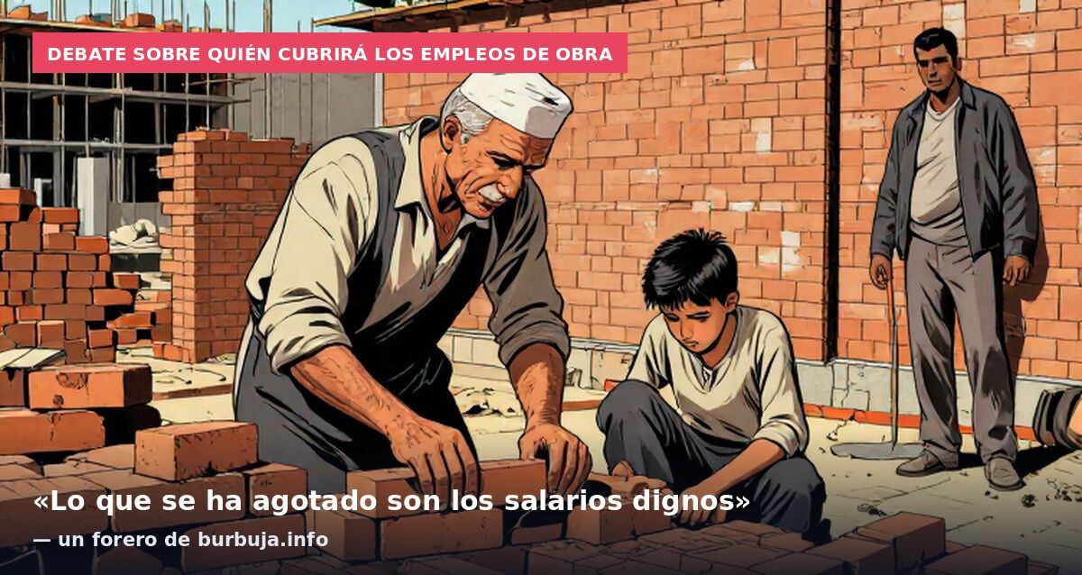 Debate sobre quién cubrirá los empleos de obra: «Lo que se ha agotado son los salarios dignos» — un forero de burbuja.info