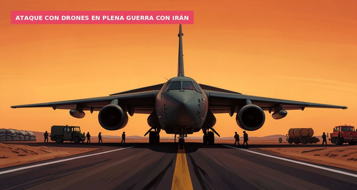 Ataque con drones en plena guerra con Irán