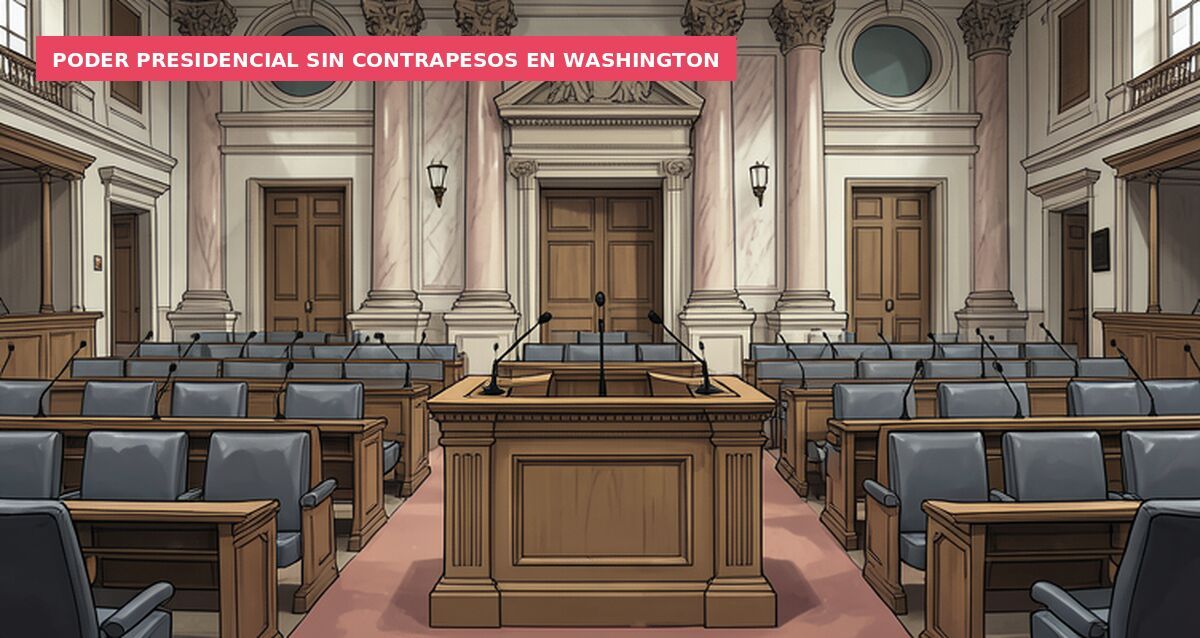 Poder presidencial sin contrapesos en Washington