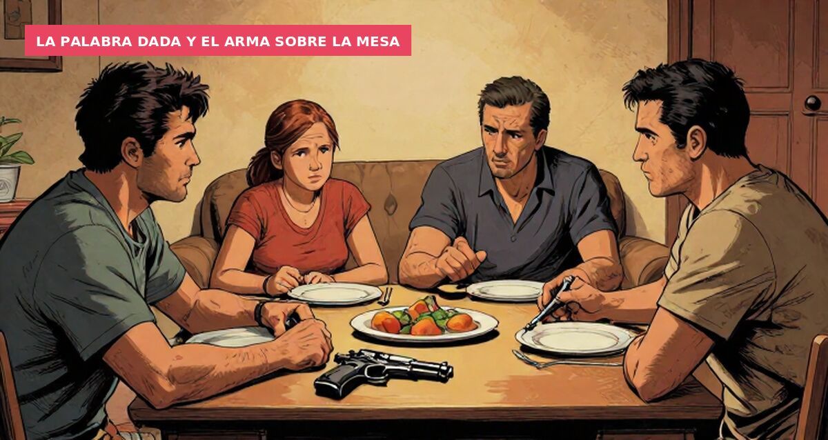 La palabra dada y el arma sobre la mesa