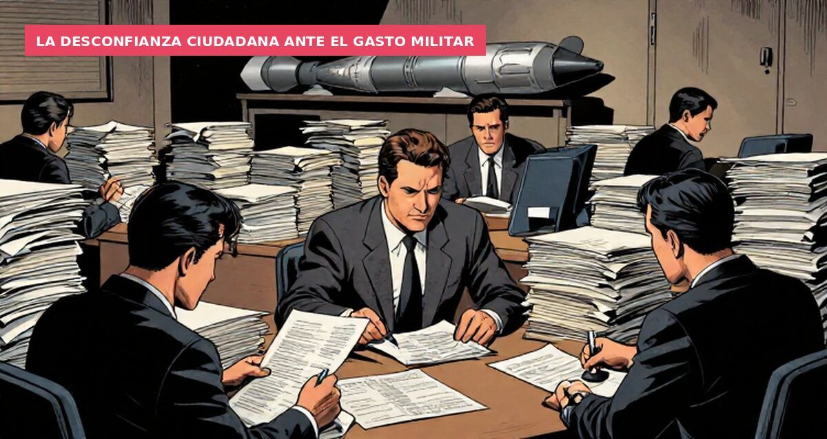 La desconfianza ciudadana ante el gasto militar