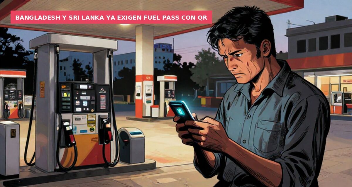 Bangladesh y Sri Lanka ya exigen fuel pass con QR