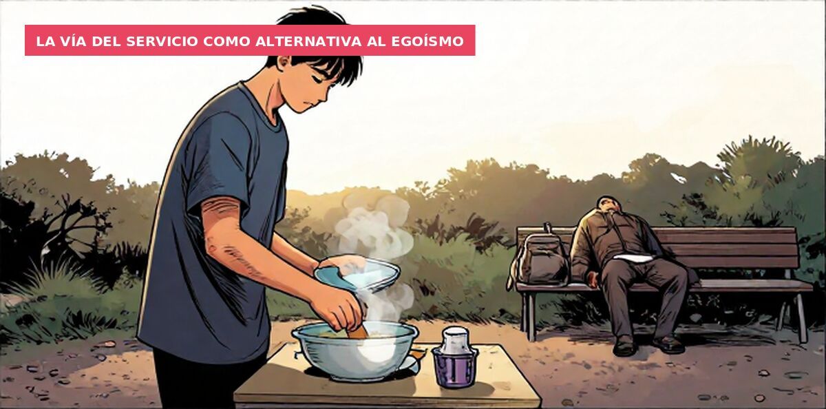La vía del servicio como alternativa al egoísmo