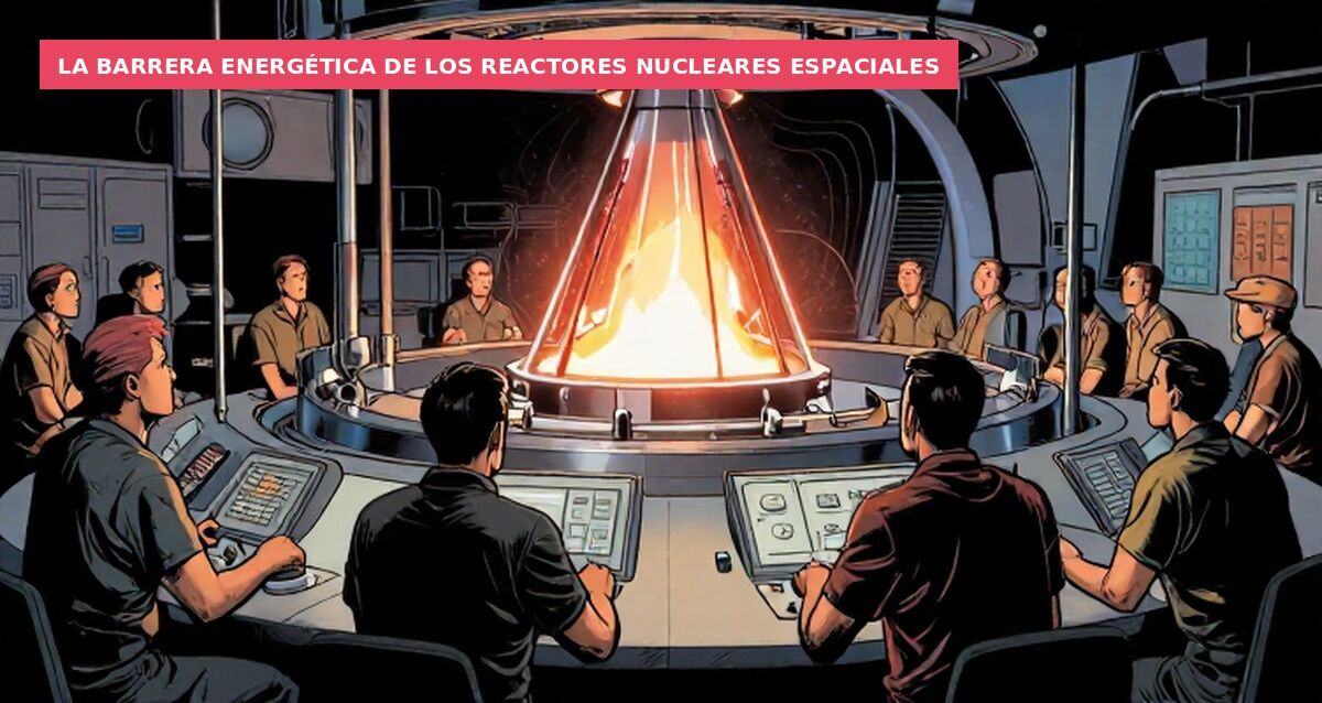 La barrera energética de los reactores nucleares espaciales