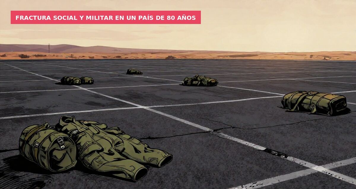 Fractura social y militar en un país de 80 años