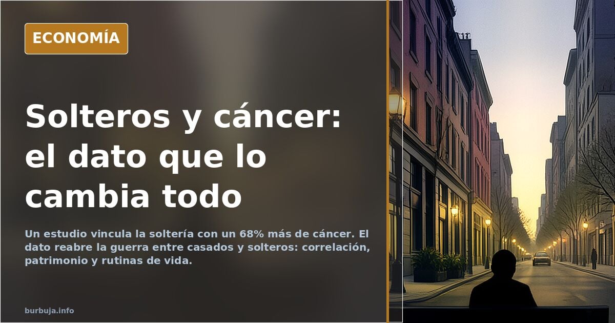 Singles erkranken laut umstrittener Studie 68 % häufiger an Krebs als Verheiratete