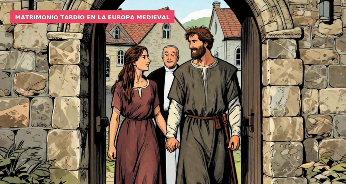 Matrimonio tardío en la Europa medieval