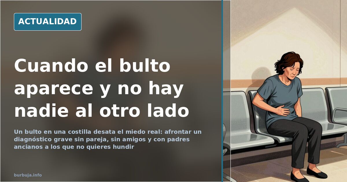 La soledad no elegida golpea al hombre de mediana edad