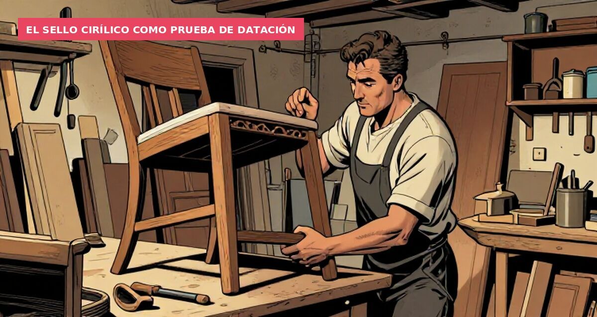 El sello cirílico como prueba de datación