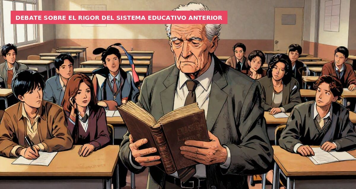 Debate sobre el rigor del sistema educativo anterior