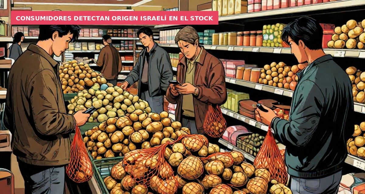 Consumidores detectan origen israelí en el stock