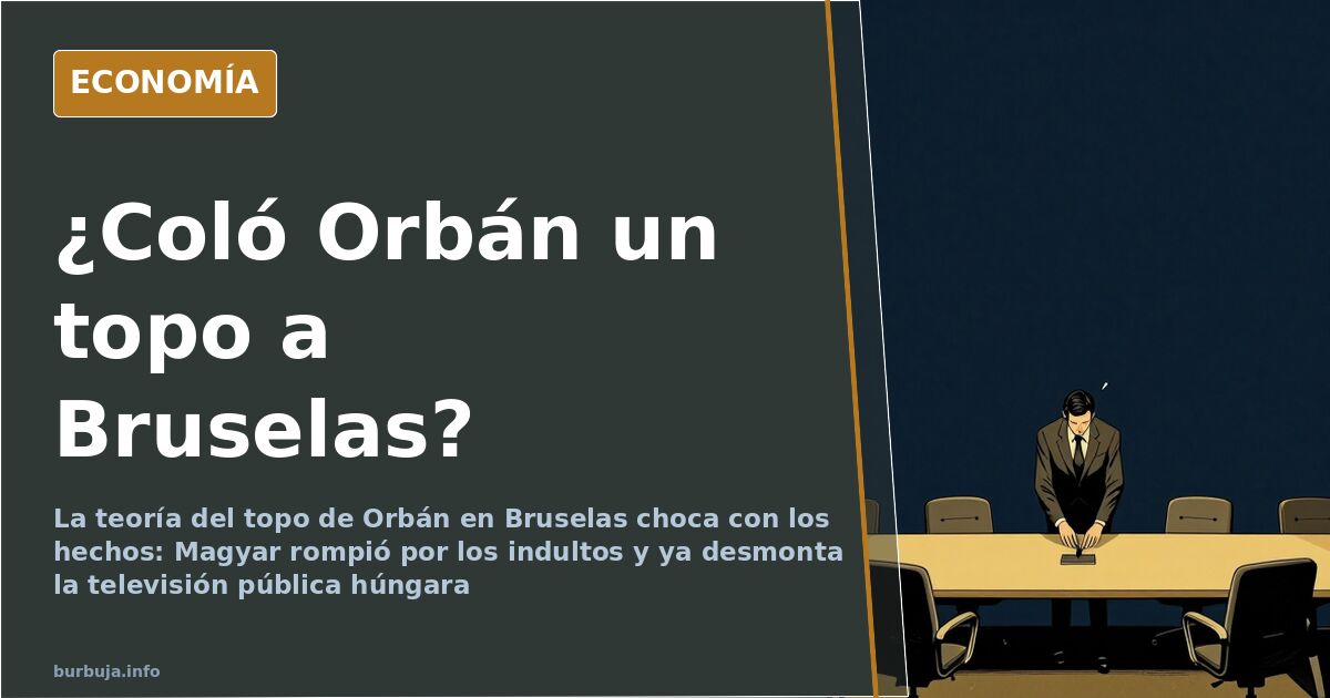 Orbán y Magyar: la teoría del topo que Bruselas financió