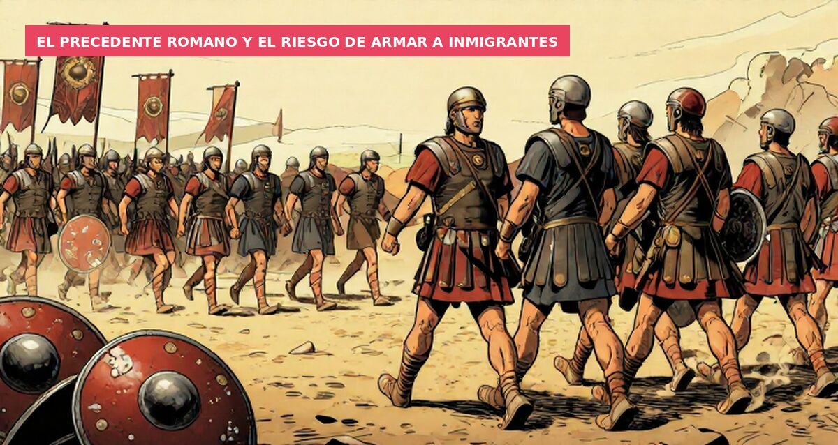 El precedente romano y el riesgo de armar a inmigrantes
