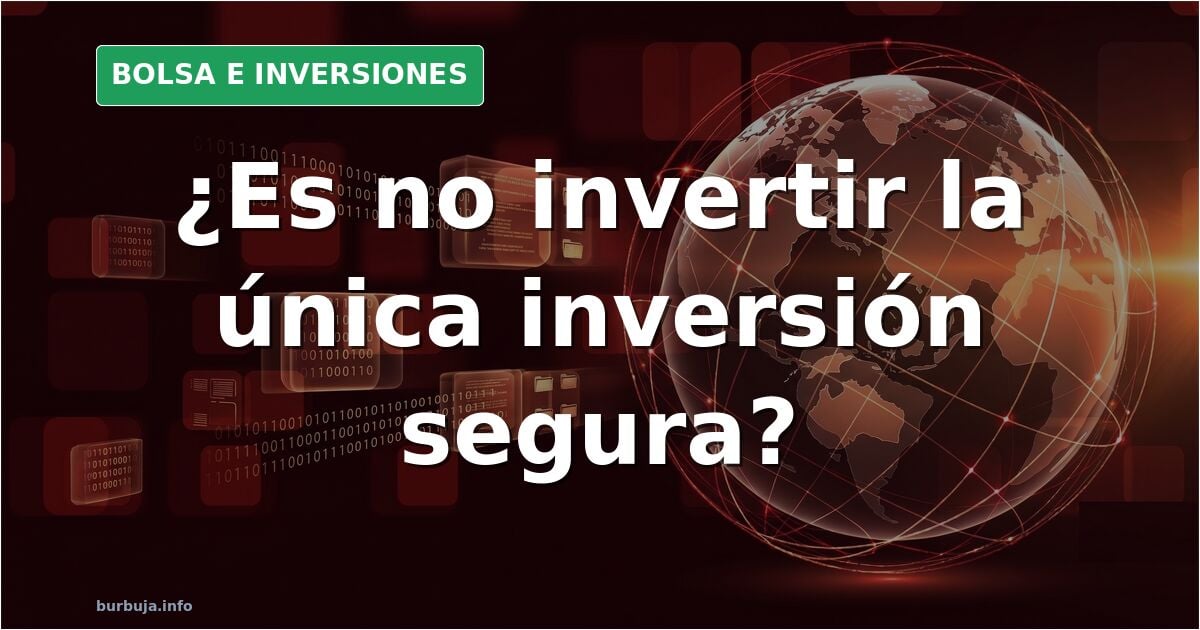 Gráfico de velas japonesas en terminal financiera oscura con líneas verdes y rojas sobre la tesis de no invertir