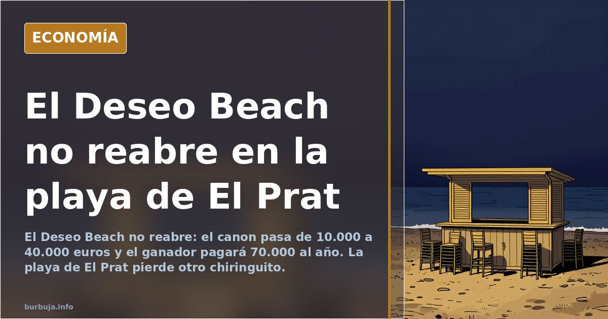 Terraza de un chiringuito de playa vacía con sillas apiladas junto al mar al atardecer