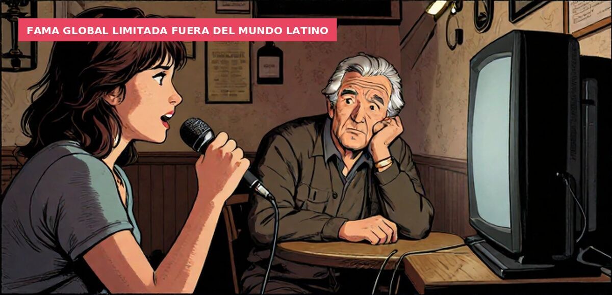Fama global limitada fuera del mundo latino