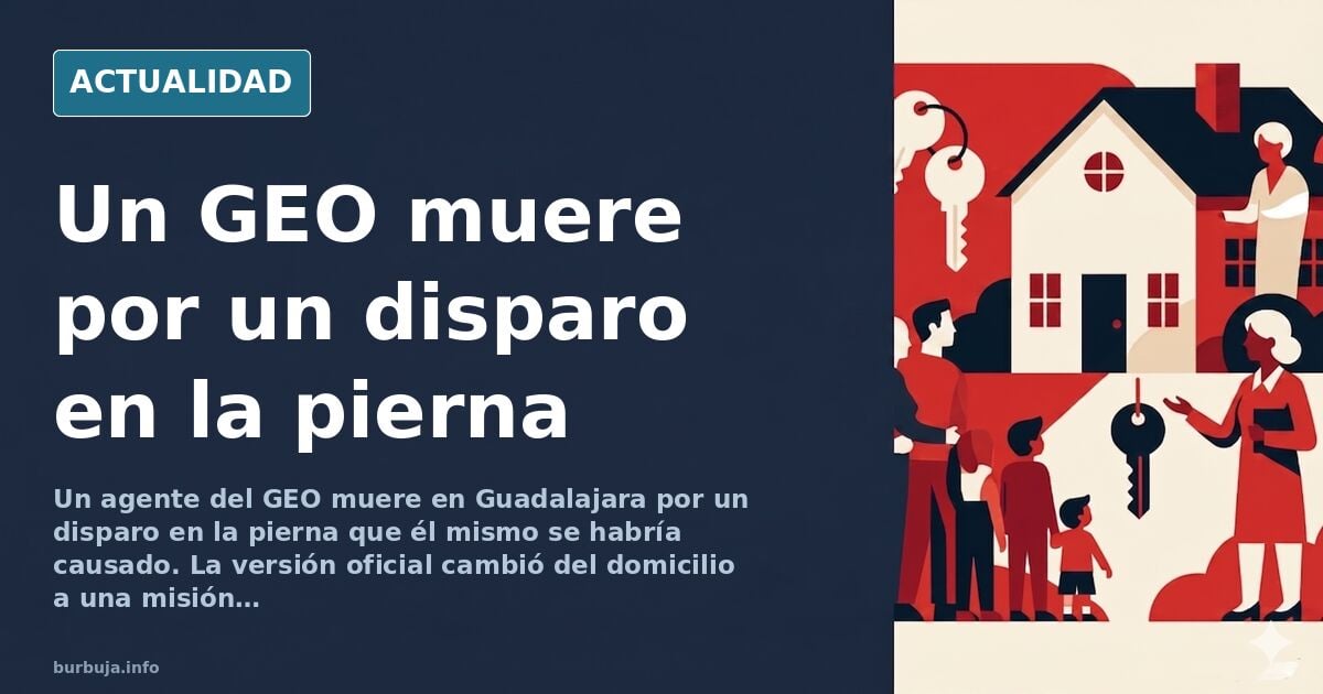 Muere un GEO en Guadalajara al dispararse en la pierna
