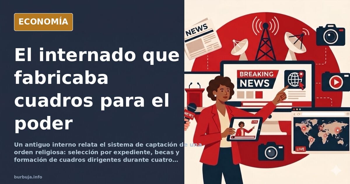 Un antiguo interno describe la captación de élite de una orden religiosa