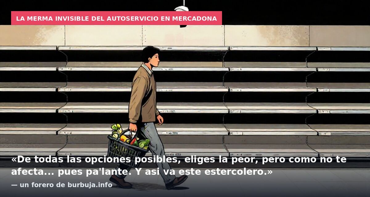 La he liado en el Mercadona sin querer