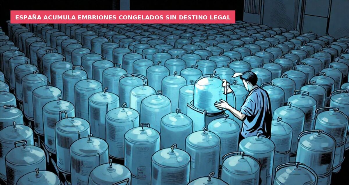 España acumula embriones congelados sin destino legal