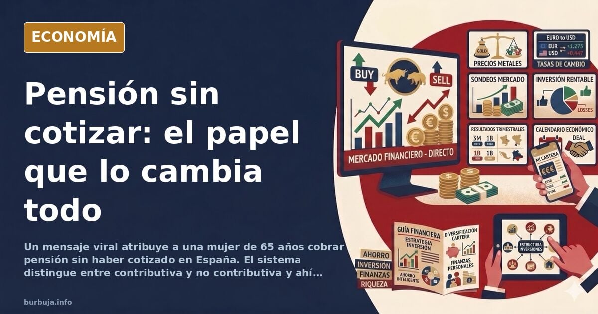 Pensión sin cotizar: el certificado de vulnerabilidad que indigna