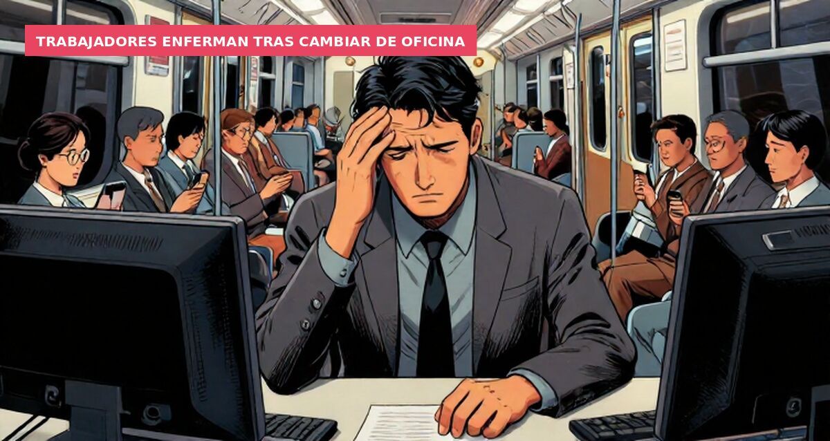 Trabajadores enferman tras cambiar de oficina