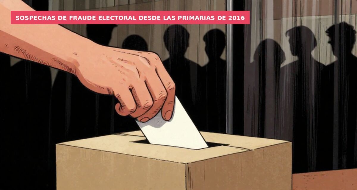 Sospechas de fraude electoral desde las primarias de 2016