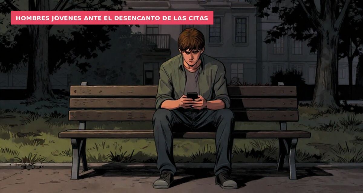 Hombres jóvenes ante el desencanto de las citas