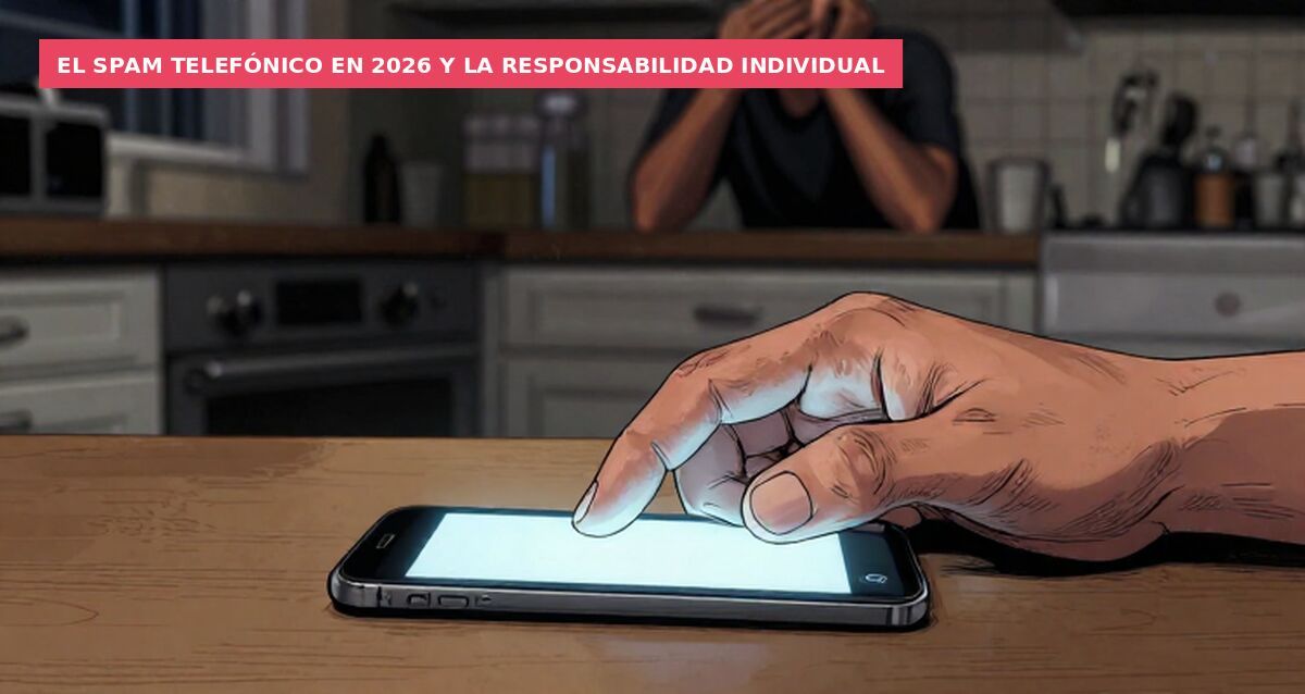 El spam telefónico en 2026 y la responsabilidad individual