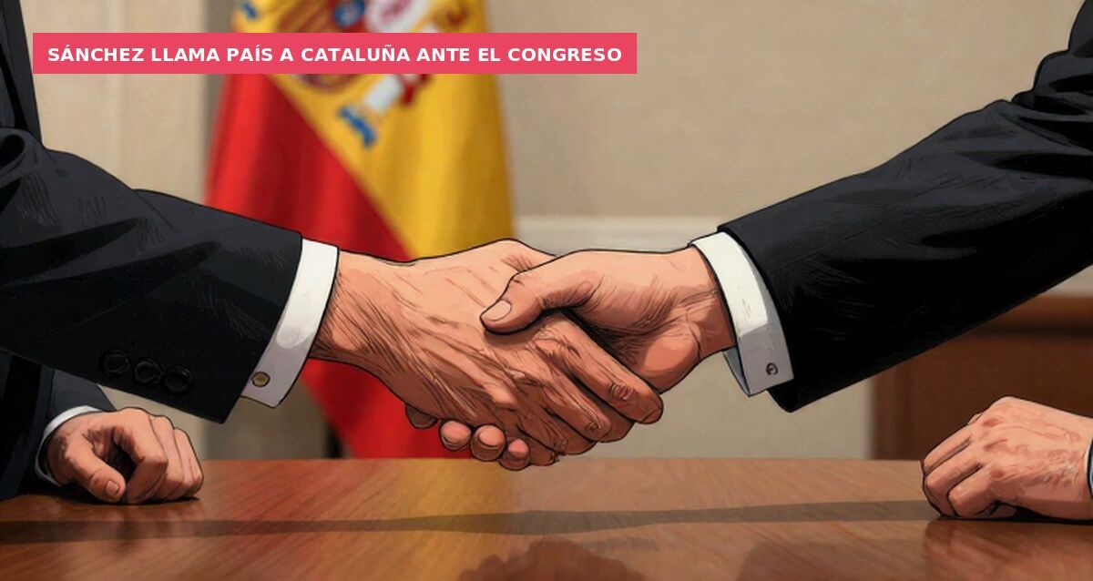 Sánchez llama país a Cataluña ante el Congreso