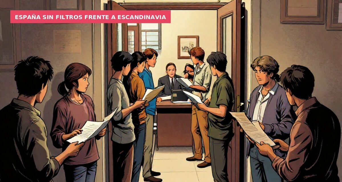 España sin filtros frente a Escandinavia