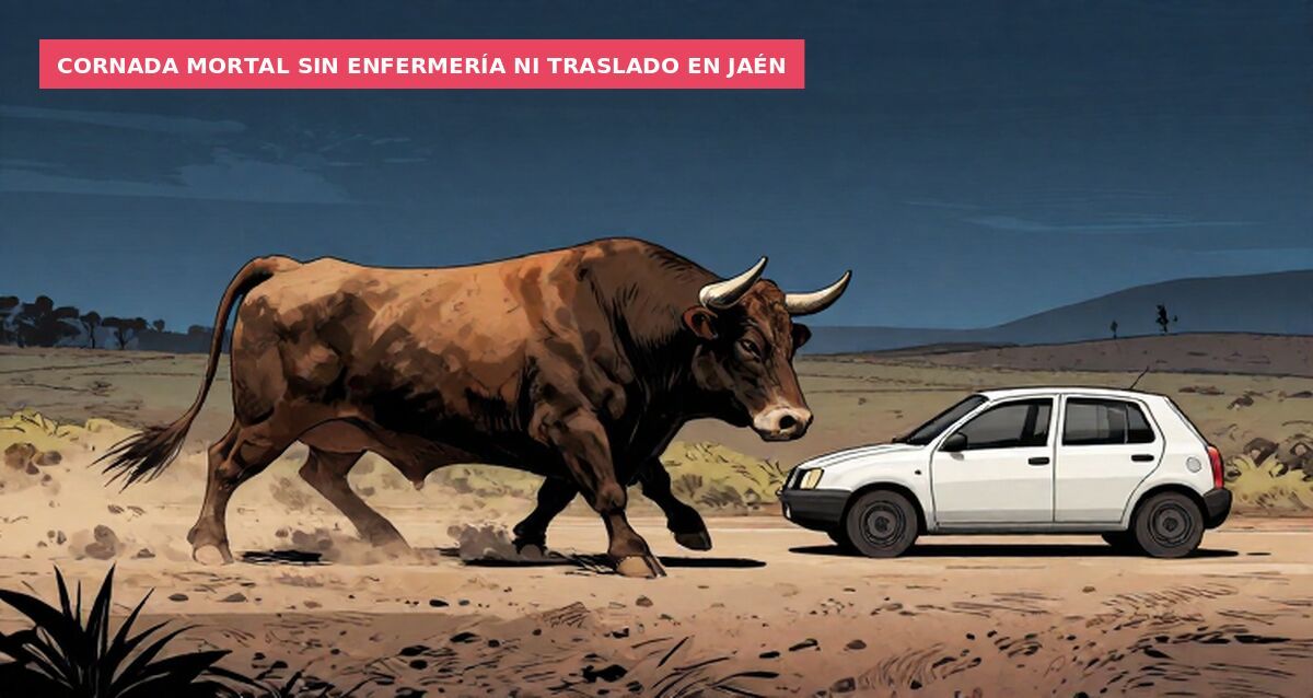 Cornada mortal sin enfermería ni traslado en Jaén